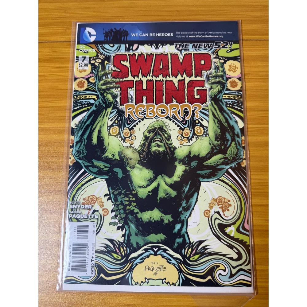 DC Comics Swamp Thing Reborn The New 52 Issue 7 Comic Book May 2012